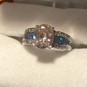Pink Topaz/Opal Ring - GORGEOUS